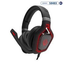 Headset Gaming Elg Power Kill FLKH002 7.1 com USB - Preto/Vermelho