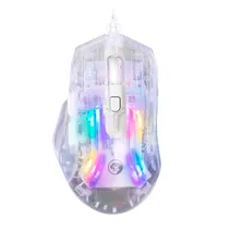 Mouse Marvo M413 Mistic USB RGB Transparente