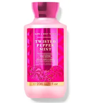Crema Corporal Hidratante Femenino Bath & Body Works Twisted Pepper Mint 236ML