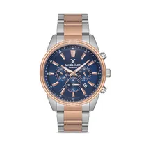 Relógio Analógico Masculino Daniel Klein Exclusive DK.1.12588-6 - Prata/Rosa Ouro