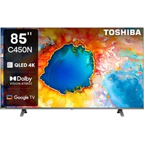 Televisor Smart Qled Toshiba 85C450NS 85" 4K Google TV Wifi - Preto