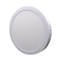 Panel LED de Montaje Superficial Emalux LD32483 24W 3000K 1784 Lúmenes Bivolt Redondo