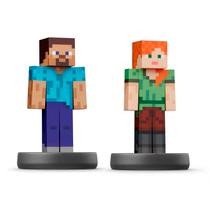 Boneco Amiibo Nintendo Steve e Alex