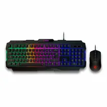 Kit Gamer Teclado e Mouse MSI Forge GK100 S11-04US20L-HH9 USB Ingles - Preto