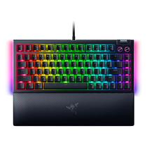 Teclado Gamer Razer Blackwidow V4 RZ03-05000200-R3U1 RGB Switch Hotswap Layout 75% USB - Preto