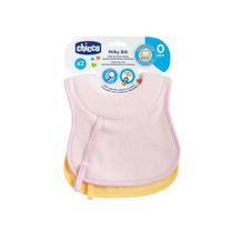 Chicco Nursery Babero 0M+ 2PCS Girl Detalles En El Producto 0M+ Rosa