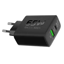 Carregador Fox Box Mega PD65W Corrente Adaptativa - Preto