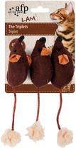 Brinquedo de Pelucia para Gatos Afp The Triplets 2102 Marron (3 Unidades)