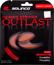 Corda de Raquete de Tênis Solinco Heaven Strings Outlast Vermelho