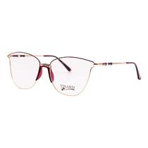 Armacao para Oculos de Grau RX Visard FL6009 54-15-140 C4 - Dourado/Bordo