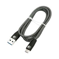 Cable Radioshack Braided USB-A A USB-C 1.8M Negro