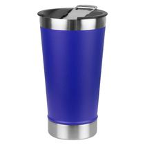 Copo Termico Midi Pro MDP-473 - 473ML - com Tampa e Abridor - Azul