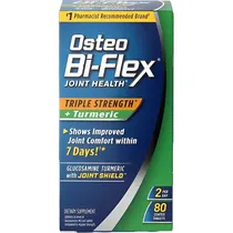 Suplemento Dietético Osteo Bi-Flex Triple Strength + Cúrcuma - 80 Cápsulas