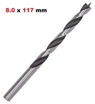 Maq. Furadeira-Taladro Broca Aço 8.0*117MM(Madeira)CFA-03006