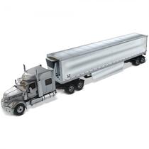 Caminhao International 1/50 Lonestar Refrigerated Silver 71043