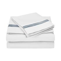 Juego de Sabanas Soho Diamond SSQT1000CBSBOWH 1000H Queen Size 4 Piezas