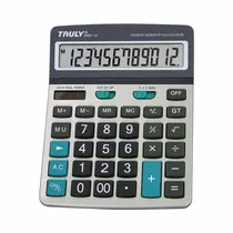 Calculadora Truly 896E-12 Gris