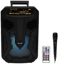 Caixa de Som Prosper P-1083 de 8" 10 Watts RMS com Bluetooth/USB/FM - Preta