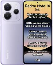 Smartphone Xiaomi Redmi Note 14 5G Dual Sim 6.67" 8GB/256GB Lavender (Global)
