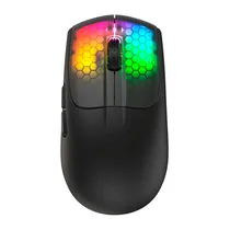 Mouse Attack Shark X5 RGB Wired+2.4G+BT Black