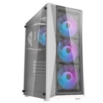 Gabinete Gamer Darkflash DK352 Plus e-ATX / 4 Cooler / RGB - Branco