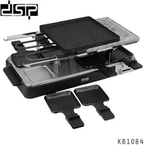 Parrilla Reclette Eléctrica DSP 3 En 1 de 1400W