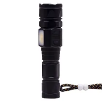 Lanterna LED 203-A / 8800MAH / Recarregavel - Preto