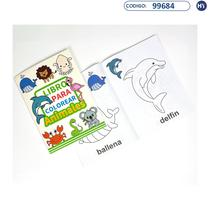 Livro Infantil para Colorir - Animais - 16 Paginas - F0418