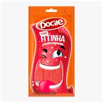 Bala de Gelatina Docile Fitinha Morango Cítrico 70G