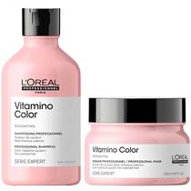 Kit Shampoo L'Oreal Serie Expert Vitamino Color 300ML + Mascara Profissional 250ML