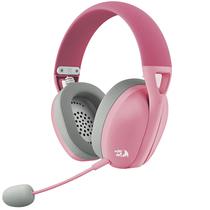 Headset Gaming Inalambrico Redragon Ire Pro H848PK com Microfone Omnidireccional/40MM/Bluetooth - Pink