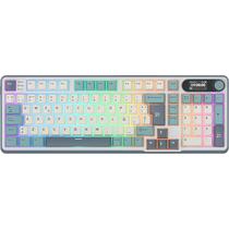 Teclado Mecanico Royal Kludge RKS98 96% RGB Sem Fio Switch Chartreuse - Light Cloud (Espanhol)