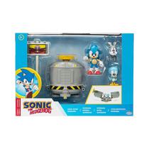 Kit de Juego Jakks Sonic The Hedgehog Classic Level Clear Diorama 41886