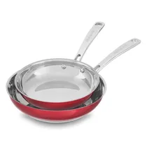 Conjunto de Frigideiras Kitchenaid 20CM-25CM Vermelho