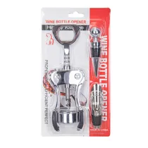 Kit de Saca-Rolhas de Alavanca para Vinho - Aço Inox