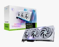 Placa de Vídeo 16GB Exp. GF-RTX5080 MSI Gaming Trio Oc White 912-V531-045