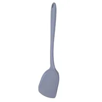 Espátula Larga de Silicone 33X10 CM - Cinza Azulado