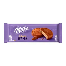 Wafer Coberto com Chocolate Milka X5 150G