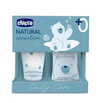 Chicco Cosmetica Set de Bano Y Crema Hidratante Natural Sensation Detalles En El Producto 200-150ML s/C