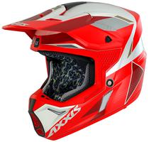 Capacete para Moto Axxis Wolf Bandit B5 - Tamanho M (57-58) - Vermelho/ Branco