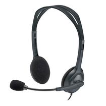 Headset Logitech H111 Stereo 981-000612 Mini Jack 3.5 MM - Preto (Caixa Danificada)