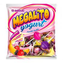 Pirulito Berbau Megalito Yogurt Pacote 500G