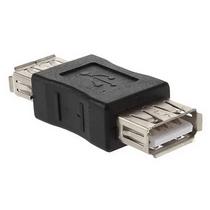 Adaptador USB Femea para USB Femea  Preto