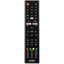 Controle Remoto Universal para TV Coby - Preto