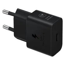 Carregador p/Tomada Samsung EP-T2510NBEGEU Usbc-C+Cabo USB-C 25W/5A Black
