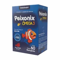 Maxinutri Peixonix Ômega 3 60 Cápsulas Mastigáveis