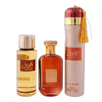 Kit Ard Al Zaafaran Mousuf Collection - Body Splash + Perfume + Purificador de Ar - 250 + 100 + 300ML