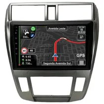 Central Multimidia PNT Honda City Ar Digital (08-14) And 13 2GB/64 Quadcore Carplay+And Auto Sem TV