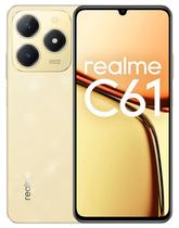 Celular Realme C61 RMX3930 256GB / 6GB Ram / Dual Sim / Tela 6.74 / NFC / Cam 50MP - Gold