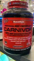 Musclemeds Alimentares Carnivor Cookies&Cream Plastico 3.7 LBS/1,68 KG Rojo
